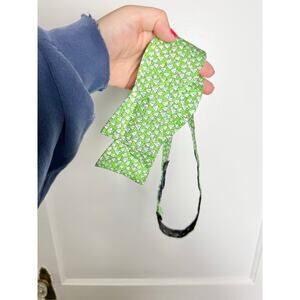 Tommy Hilfiger Bright Green Boat Novelty Silk Bowtie Preppy Nautical